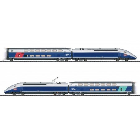 RAME TGV EURODUPLEX SNCF 4 ELEMENTS PER TRIX 22381