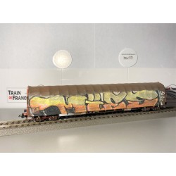 SLIDING TARP WAGON, HO, EpVI, BY ROCO 76469 PAINTED YOUR CRAFT MAN 76469P7