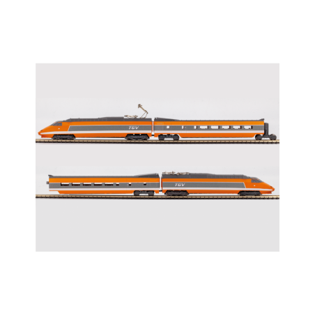 COFFRET TGV PARIS SUD EST, ECHELLE Z, PAR AZAR MODELS T01-OR1A  ANALOGIQUE