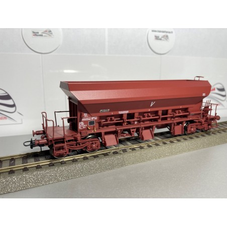 1 BALLAST HOPPER WAGON F70 Uas, INFRA V, SNCF, HO, EpV/VI, BY REE MODELS WB807