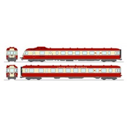 AUTORAIL DIESEL RGP1 X2779, HO, Ep III/IV, LIVREE ROUGE TEE, LYON VAISE, DIGITAL SONORE PAR REE MODELES MB258S