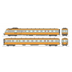 AUTORAIL DIESEL RGP1 X2726, HO, EpIV, LIVREE ORANGE ALU, METZ, DIGITAL SONORE PAR REE MODELES MB261S