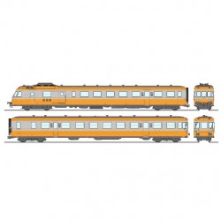 AUTORAIL DIESEL RGP1 X2732, HO, EpIV, LIVREE ORANGE BETON, LYON VAISE, DIGITAL SONORE PAR REE MODELES MB262S