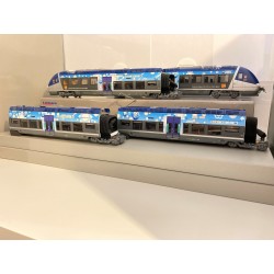 RAME AGC 4 ELEMENTS B81621/8122, BLEU, LIVREE PACA AIX, HO,EpVI, DIGITALE SONORE, DE LS MODELS 10392S