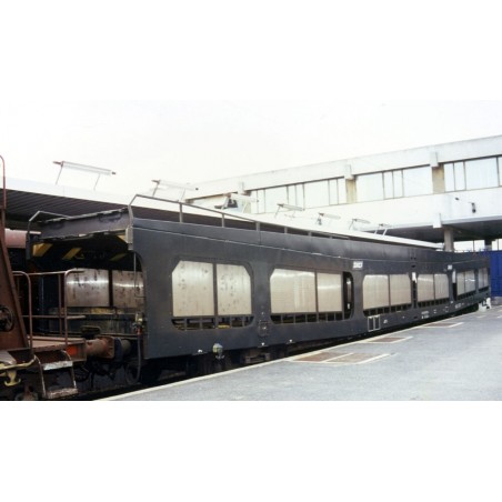 1 CAR CARRY WAGON, SNCF, DD DEV 66, HO, EpIV/V, BY JOUEF HJ4209