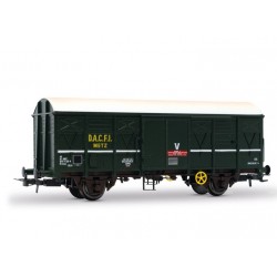 1 COVERED WAGON, G4, DACFI, 2 AXLES, SNCF, METZ GREEN LIVERY, HO, EpV, BY JOUEF HJ6290