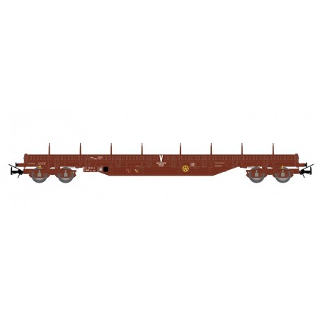 1 PLATFORM WAGON, 4 AXLES, TYPE Res,SNCF,HO, EpVI, BY JOUEF HJ6309