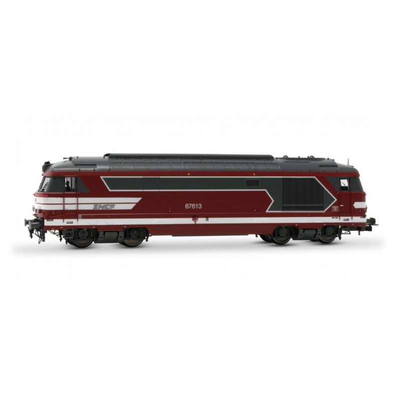 LOCOMOTIVE DIESEL BB 67613 LIVREE CAPITOLE SNCF DIGITALE SONORE PAR JOUEF HJ2464S