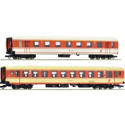 COFFRET DE 2 VOITURES DU TRAIN ARLBERG EXPRESS, PAR ROCO 6200078