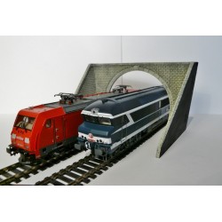 2-WAY TUNNEL ENTRY IN STONE BY BOIS MODELISME 109003