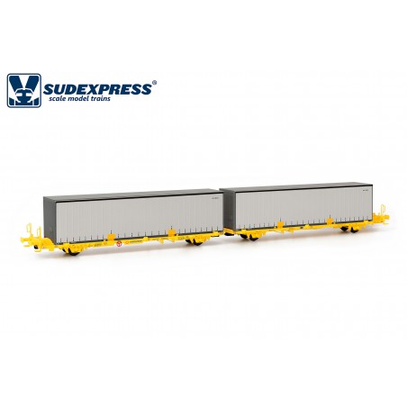 INTERMODAL CONTAINER WAGONS Laagrss Transfesa DE SUDEXPRESS 26317